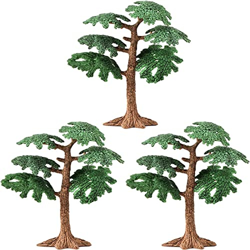Miniatura Alberi Treno ad Modello Albero del Diorama Architettura Modellismo Alberi Misti Modello Alberi in Miniatura Alberi Treni Albero Modello di Pino in Plastica per Fai da Te Paesaggio 3Pezz (M)