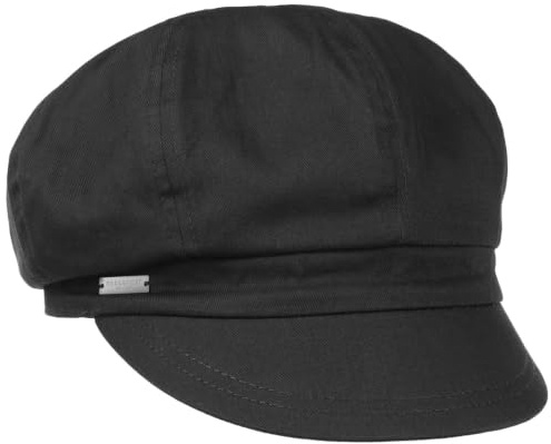 Seeberger Azalee Ballonmütze Damencap Newsboy-Mütze Balloncap Baumwollcap Sommercap Damen - mit Schirm, Futter Sommer Frühling-Sommer