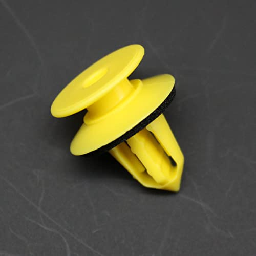 10 clip di fissaggio per pannello di rivestimento porta, con sigillante, giallo, per GM 11610606 11547577 11546588