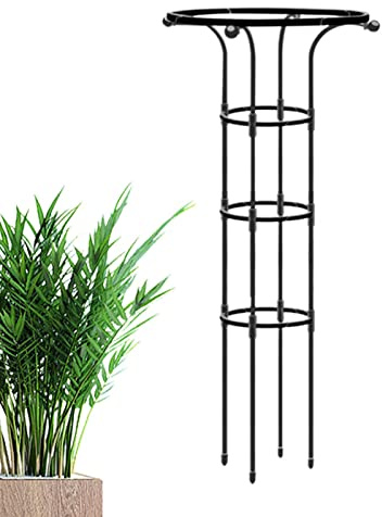 Enrejado para interiores | Enrejado pequeño obelisco para plantas de interior | Rejilla de jardín robusta para plantas en interiores y exteriores