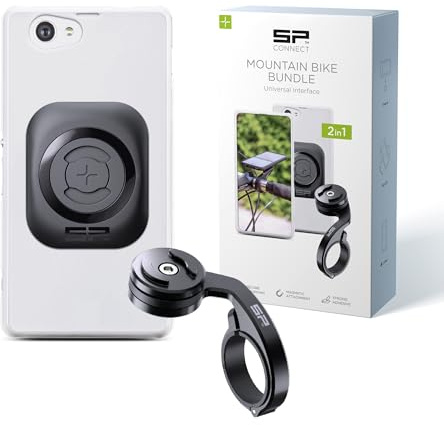 SP CONNECT Mountain Bike Bundle Universal Interface | SPC+ | MTB Smartphone-Halterung | Handyhalterung Mountainbike | Handyhalterung Fahrrad Lenker