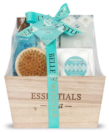 GLOSS ! ESSENTIEL SPA Bade-Set – Beauty-Set für Frauen – Bade- und Wellnessprodukte – Originelles Geschenkset für Frauen, Geburtstag, Weihnachten, Lehrerin, Valentinstag, Muttertag - COFFRET