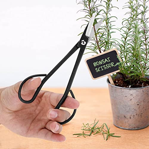 Hochwertige 190-mm-Garten-Bonsai-Schere aus Edelstahl Zum Beschneiden und Trimmen von Zweigen mit Ergonomischen Griffen