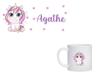 Tasse/gobelet enfant incassable personnalisée avec prénom