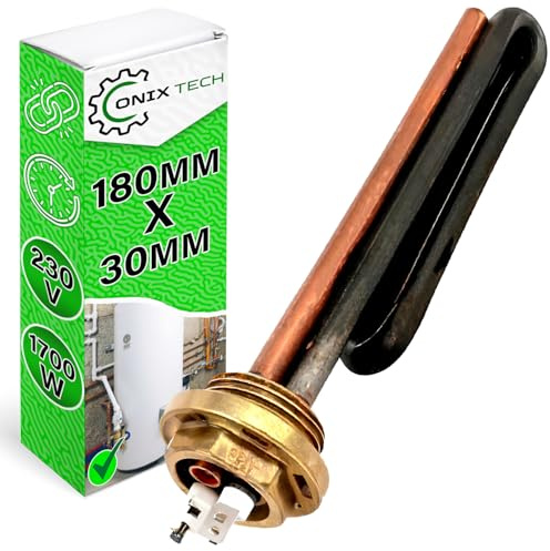 Resistencia Calentar Agua para Сaldera 1700W 230V 180 mm - Garantía de 5 Años - ONIX TECH