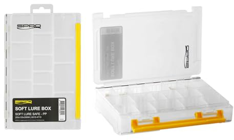 Spro Double Boxes - Robuste, Vielseitige, Wasserfeste Angelboxen, Aufbewahrungsbox, Köderbox, Angelzubehör, Organizer mit Sicherheitsverschlüssen
