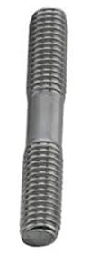 CLENEA Doppelendgewindestange M3~M16 304 Edelstahl Kopflose Stehbolzen Schraubenstange Zahnstange Doppelkopf-Gewindestange(120mm,M5)