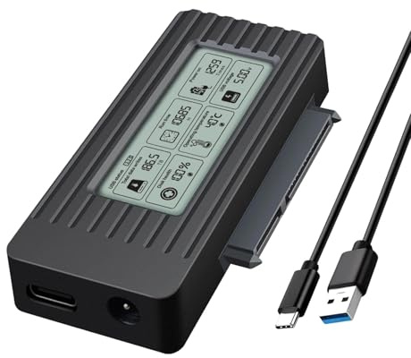 Lector de disco duro, kit de recuperación de disco duro | Lector de disco duro externo con base para disco duro, kit de recuperación de datos de disco duro para mujeres, hombres, adultos, computadoras