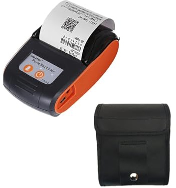 Impresora de inyección de tinta de mano Mini bolsillo inalámbrico Recibo Termal Impresora Bluetooth Compatible con tinta Menor Máquina Impresoras Impresoras Teléfono Móvil Papel de caja de la estuche