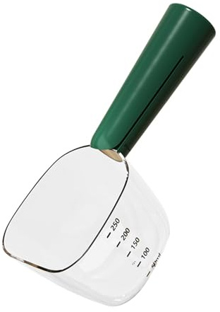 Gcljlmy Vaso Medidor para Gatos Pala de Alimento para Perros y Gatos Multifuncional con Escala Dispensador de Alimentos Cuchara Medidora de Alimentos para Perros Cuchara para Perros