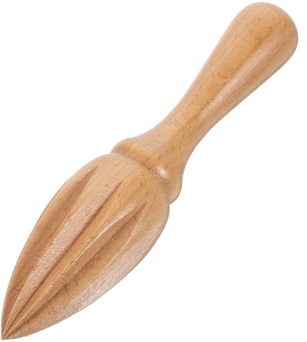 Cabilock Presse-citron Manuel en Bois de Hêtre Massif Presse-agrumes Conique sans Vernis Outil Cuisine pour Jus de Fruits Frais Presse-fruits Ergonomique pour Citron et Fraise Accessoire