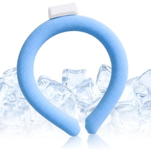 Chill Tube for Neck, Cooling Neck Ring and Neck Ice Pack | Neck Ring Wearable Cooling Neck Cooler Wrap Around to Keep Cool Summer Heat Relief Ideal for Hiking Cycling and Hot Weather