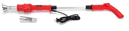 Diserbatore termico elettrico Bruciatore for erbacce da 2000 W Tosaerba Diserbante ad aria calda Fino a 650 ° C Strumenti for la rimozione 'erba Fiamma Erbaccia Per uso fai-da-te(Rot)