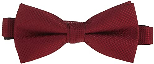 JACK & JONES Herren Jaccolombia Bowtie Noos Fliege, Dunkelrot, Einheitsgröße EU