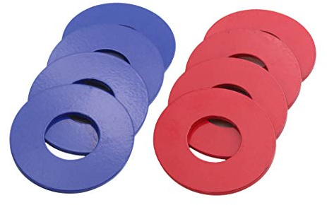 GoSports Lot de 8 rondelles de Rechange pour décapsuleur en métal recouvert de Plastique, avec décapsuleur