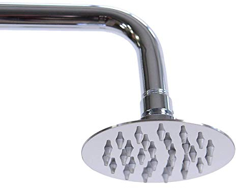 Duschbrause 10cm Ø mit antikalk Düsen, Regenbrause Kopfbrause (brause 022 Rund)