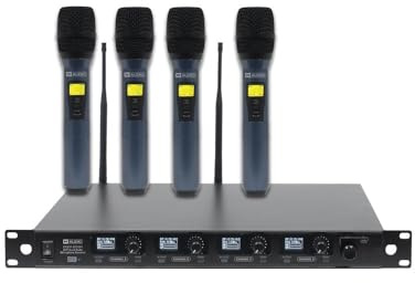 W Audio DQM600H Quad Handheld UHF System (CH38)