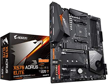 Gigabyte X570 AORUS Elite (AMD Ryzen 3000/X570/ATX/PCIe4.0/DDR4/USB3.1/Realtek ALC1200/Front USB Type-C/RGB Fusion 2.0/M.2 Thermal Guard/Gaming Motherboard)