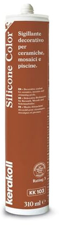 Kerakoll SILICONE COLOR KK103 sigillante decorativo piastrelle ceramiche mosaici e piscine 310 ML