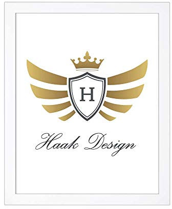 HaakDesign Bilderrahmen Tokio in Weiß 45 X 55 cm schlicht modern