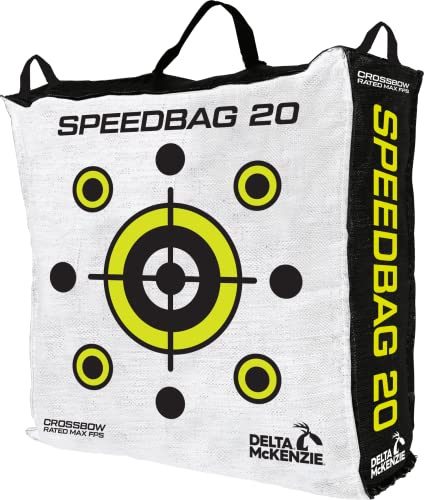 Delta McKenzie Speedbag 20 Archery Field Point Bag Target - High-Density Material - Dual-Sided Aiming Points - Easy Arrow Removal - Weatherproof Design for Compound Bows, Recurve & Crossbows