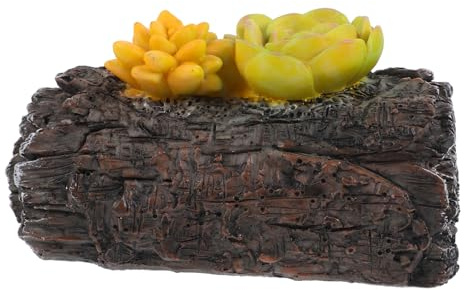 UPKOCH Scatola Portachiavi Forma Di Ceppo Nascondiglio Sicuro Per Chiavi Da Giardino Decorazione Creativa Per Esterni Contenitore Per Chiavi Sicurezza
