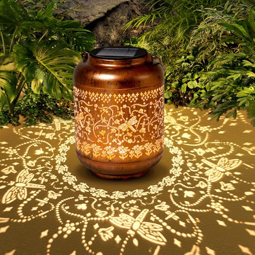Dragonfly Solar Lantern for Garden Outdoor Lighting