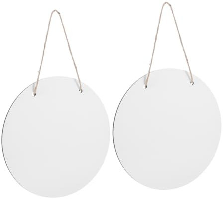 ABOOFAN 2stücke Türhänger Rohlinge Zum Selbermachen Sublimations Schilder Für Diy Dekoration Leere Türschilder Für Home Und Office