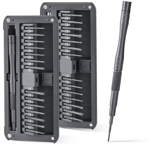 GZEINB S2 Feinmechaniker Werkzeug Set,Präzisions Schraubendreher für Laptop & Smartphone Reparatur, Brillenpflege und Feinmechanik DIY,30 teiliger Werkzeugkoffer