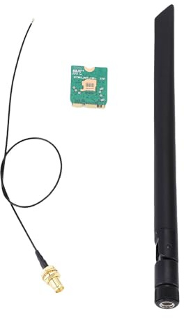 Tarjeta inalámbrica Cheotime WiFi 6E con Bluetooth 5.2, Adaptador de Red de latencia Ultra-Latency de Alta Velocidad M.2 NGFF Actualización de 4200Mbps para Las computadoras