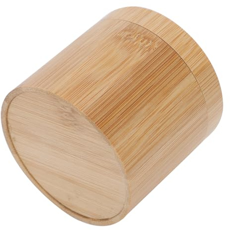 AKOOSY Moderne Bambus Uhrenaufbewahrungsbox aus Bambus mit Einfachem Design und Praktischem Deckel für Schmuck und Armbänder