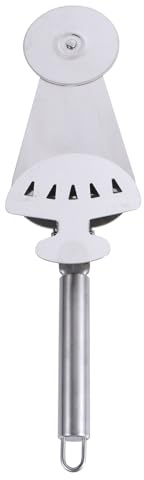 SUPVOX Rotella Tagliapizza 3 in 1 in Acciaio Inossidabile con Pala Porta-alimenti e Affettatrice da Cucina Multifunzione, Utensile Leggero e Portatile per Pizza, Pane e Torte, Facile