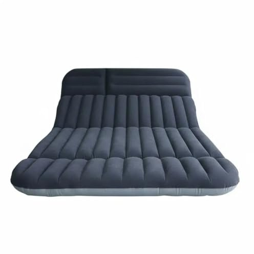 Luftbädd Uppblåsbar madrass, luftbädd för bil, liggunderlag för utomhusbruk, hopfällbar, mjuk duk, slumpmässig design bilsäng