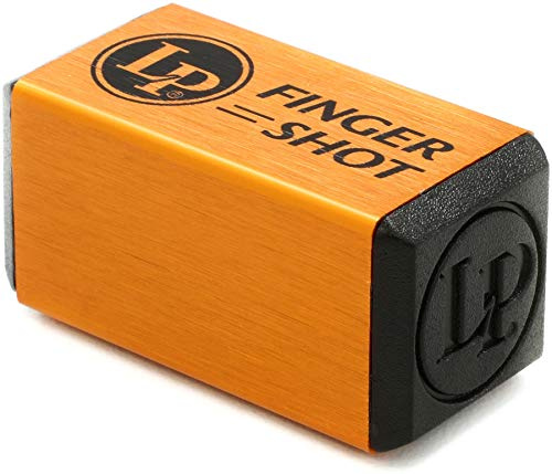 Latin Percussion Cocktail-Shaker Finger Shots, Metall, Orange, Zylindrisch, Pulverbeschichtet