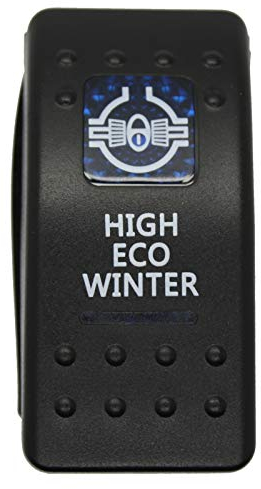 LED-Mafia Hochökon.- High Eco Winter - Symbol Kippschalter Wippschalter Schalter Auto Boot KFZ LKW Licht 12V 24V