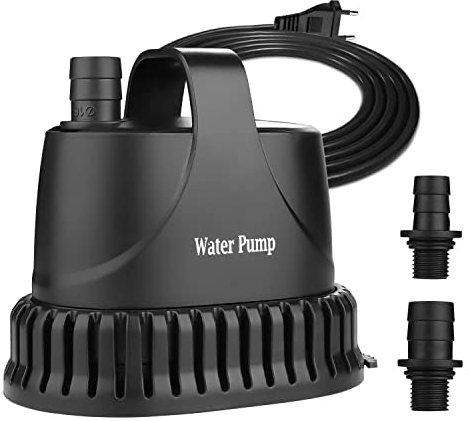 NO.17 Pompe à eau submersible 20W, 1200 L/H pompe pour aquarium Pompe de bassin ultra-silencieuse sous-marine pour étang, fontaine de jardin aquarium