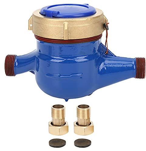 Wasserzähler, LXSG-15E 1/2 Wasserzähler Ferndrehflügel-Trockenwasserzähler für den Garten-Heimgebrauch