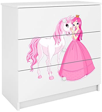 KOCOT KIDS babydreams barnbyrå vit, 80,5x41x81