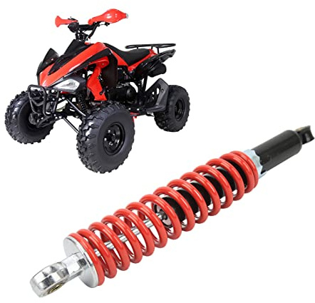 Tissting Motorrad Stoßdämpfer Hinten 350mm 1500 Lbs 10mm Loch Moped Federdämpfer Verstellbarer Dämpfung Dämpfer für 70cc bis 150cc Go Karts, Dirt Pit Bike, ATV
