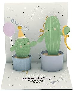 Grafik-Werkstatt |Pretty Pop-Up Karte | dreidimensional | Wenn dir das Leben einen Geburtstag schenkt, mach eine Party draus