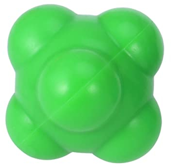 BESPORTBLE 58mm Reaktionsball Agilitäts Trainingsball Für Baseball Handgefertigt Aus Silikon Grün Verbessert Hand Auge Koordination Für Sporttraining Und Spiele