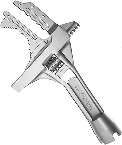 QXSJEDYCH Verstellbarer Schraubenschlüssel, Universalschlüssel, Legierungsschlüssel, großer Maulschlüssel, Handwerkzeuge for Wasserrohrschrauben, Badezimmerschlüssel chraubenschlüssel