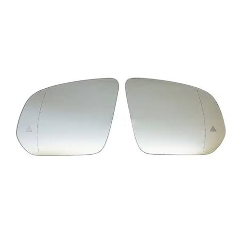 BBWUQIU Seitenspiegelglas Kompatibel Mit Mercedes Für Benz GLE W167 GLS 2020- Rückspiegelglas Autozubehör Heizung Blindbereich Hinten A1678102901 A1678102801(Blind,1 Pair)