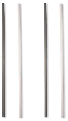 PIRO89 - Asta per bandiera in plastica - 2 aste complete - 2 pezzi ad incastro per asta - Totale lunghezza due metri cadauna