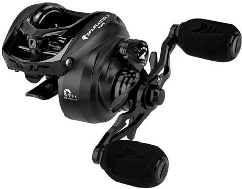 KastKing Spartacus II Plus Baitcasting Reel, DualBalance Magnetic Braking System, 8.0:1 High-Speed Gear Ratio, Ultralight 6 oz, 7+1 MaxiDur Double-Shielded Ball Bearings, Fishing Reels