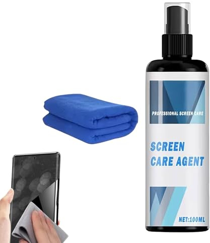 Liakyunf Pulitore Schermi Telefono,Soluzione Spray da 100ml Anti-Appannamento e Durevole per la Cura delle,Spray Per La Pulizia Degli Schermi | per Occhiali Telefono Computer Monitor Auto Laptop