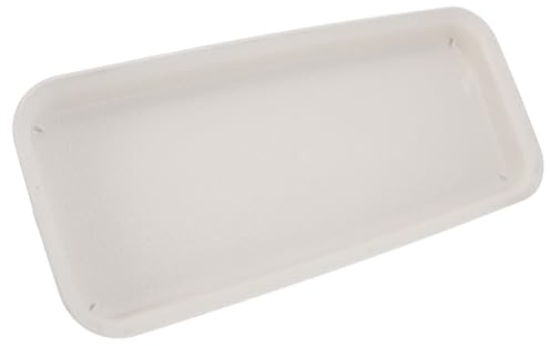TOYANDONA Vassoio Rettangolare per Piante Sottovaso in Plastica Design Ispessito 40X17X3,1 CM per Bonsai e Cactus da Interno e Giardino
