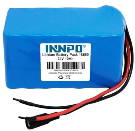 Bateria Litio INNPO 18650 24V 10Ah Listo para Uso