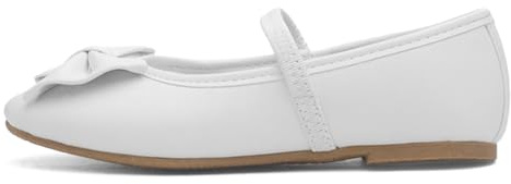Lilley Sparkle Girls White Bow Ballerina - Size 7 Child UK - White