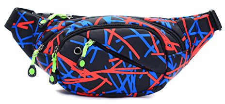 Estwell wasserdichte Bauchtasche Gürteltasche Damen Herren Outdoor Sport Hüfttasche für Freizeit Reise Wandern